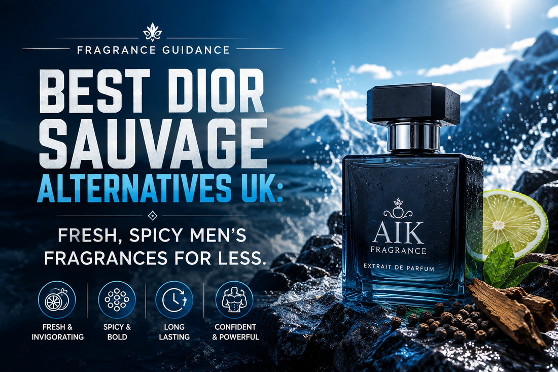 Dior Sauvage alternatives UK men's fragrance guide by AIK Fragrance