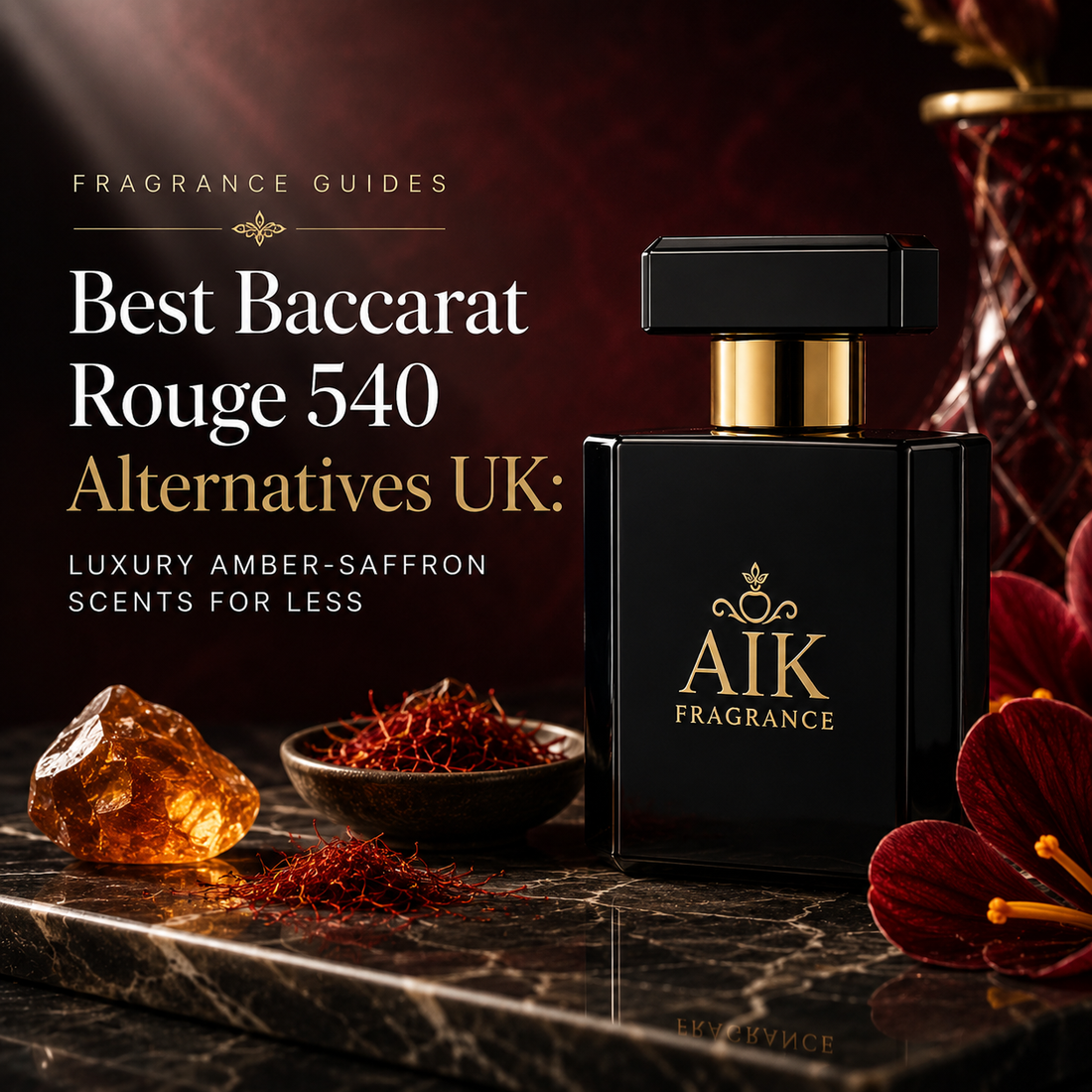 Baccarat Rouge 540 alternatives UK fragrance guide by AIK Fragrance