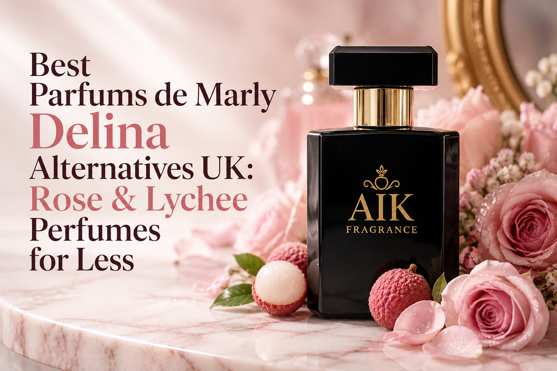 Parfums de Marly Delina alternatives UK rose and lychee perfume guide by AIK Fragrance
