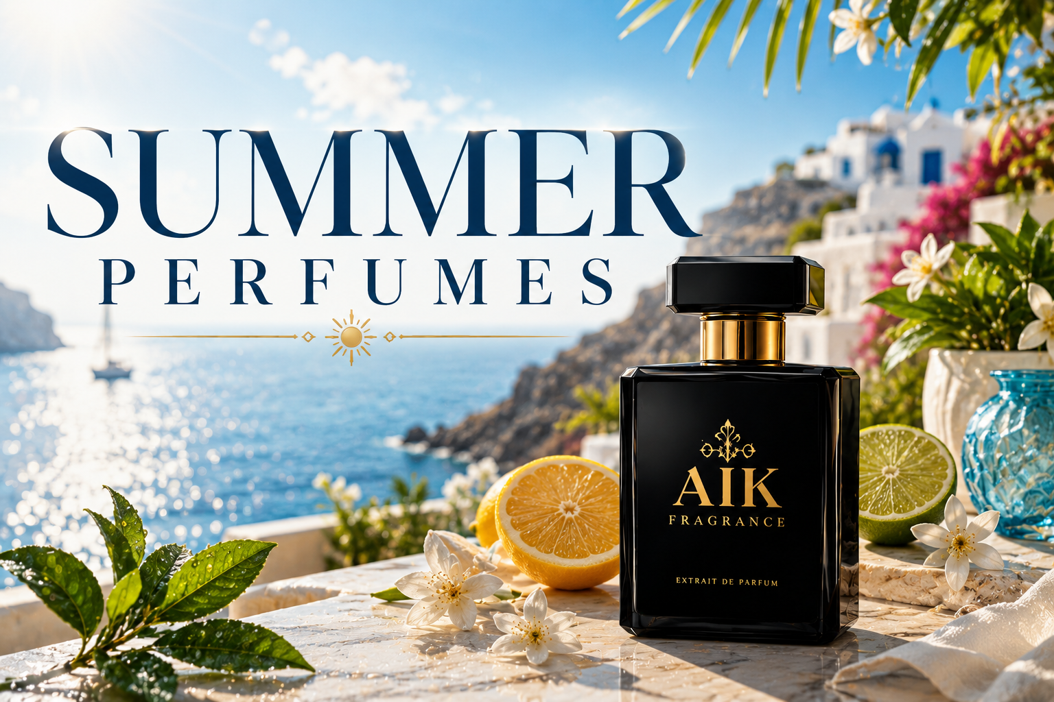 AIK Fragrance summer perfumes collection with fresh citrus fragrances